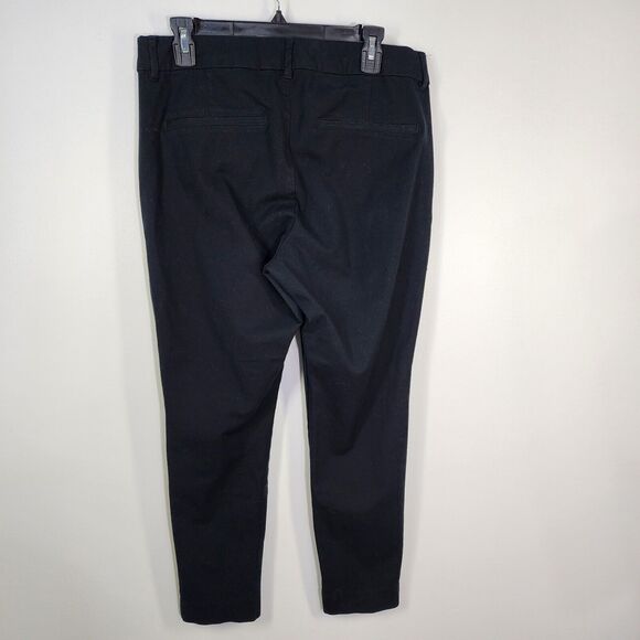 Old Navy Women Ankle Pants Size 12 High Waisted Pixie Skinny Black Secret Pocket - Picture 10 of 10